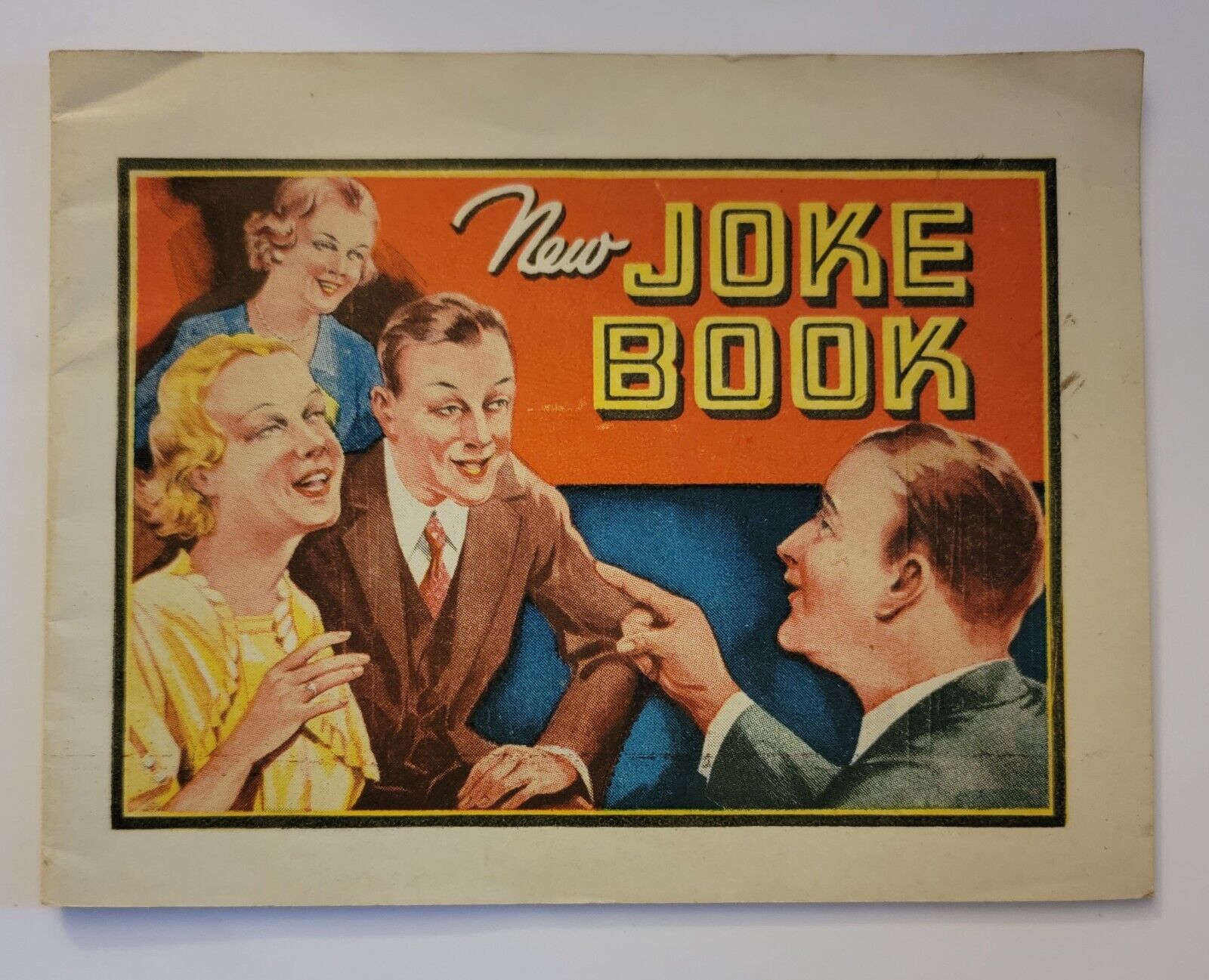 1930s  New Joke Book Dr. Miles Nervine Alka-Seltzer Advertising Booklet E6L Rare