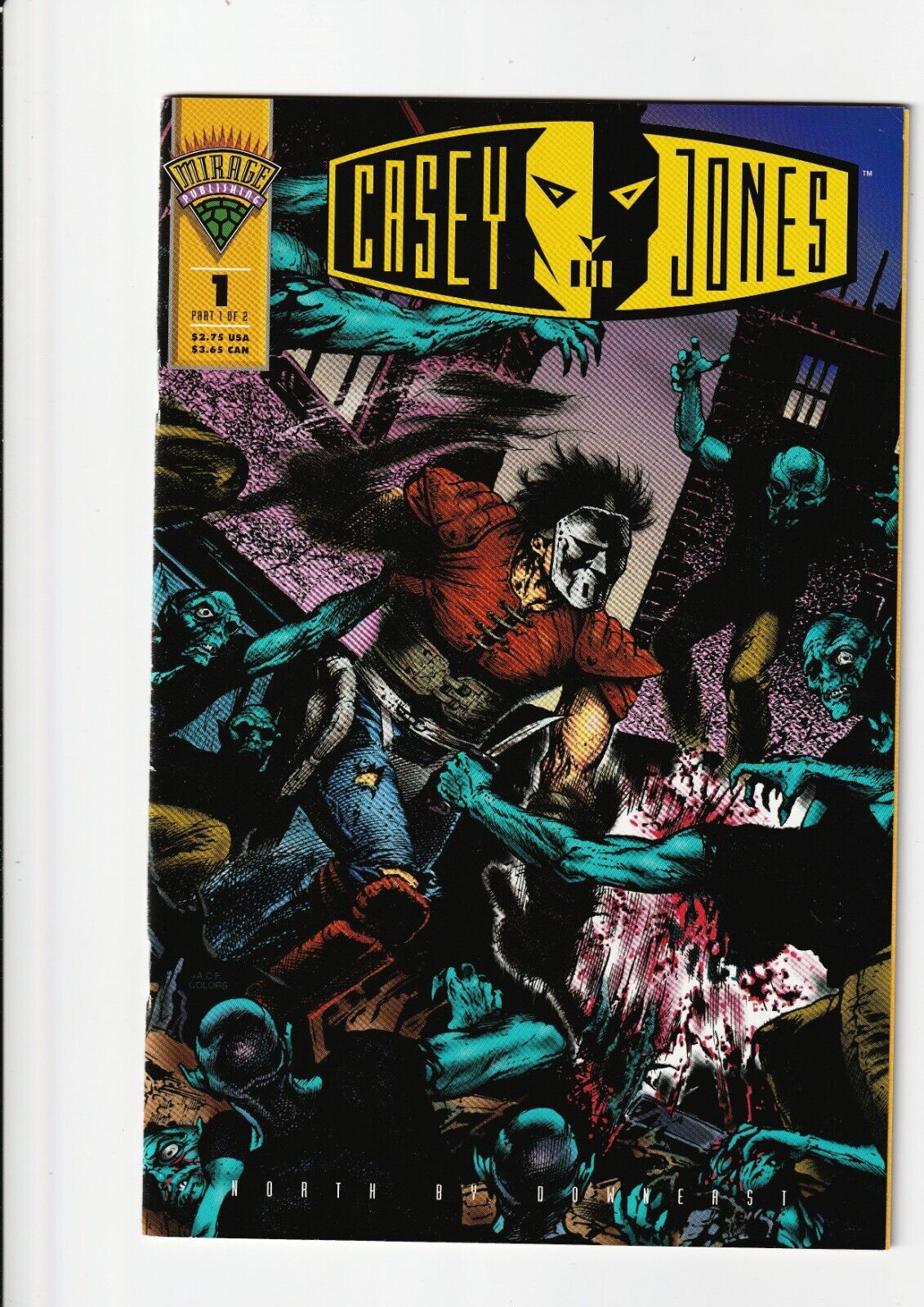 Casey Jones #1 1st Solo Mirage, 1994 Teenage Mutant Ninja Turtles NM 1st print