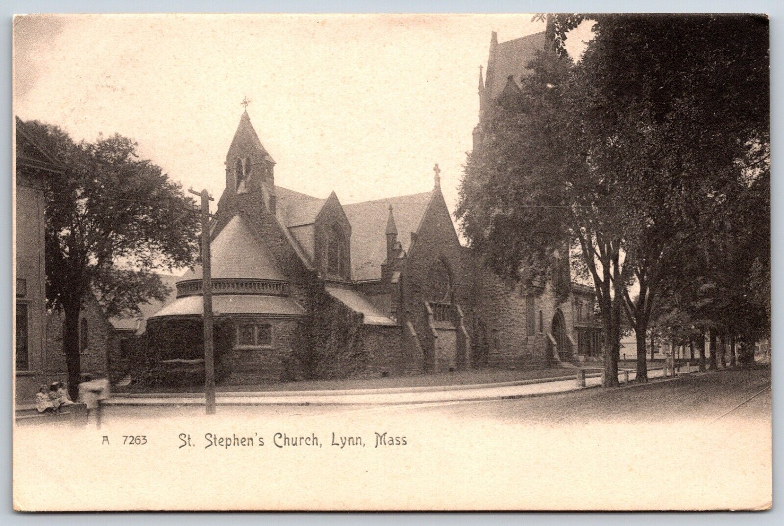 Postcard St. Stephen\'s Church, Lynn Massachusetts Unposted