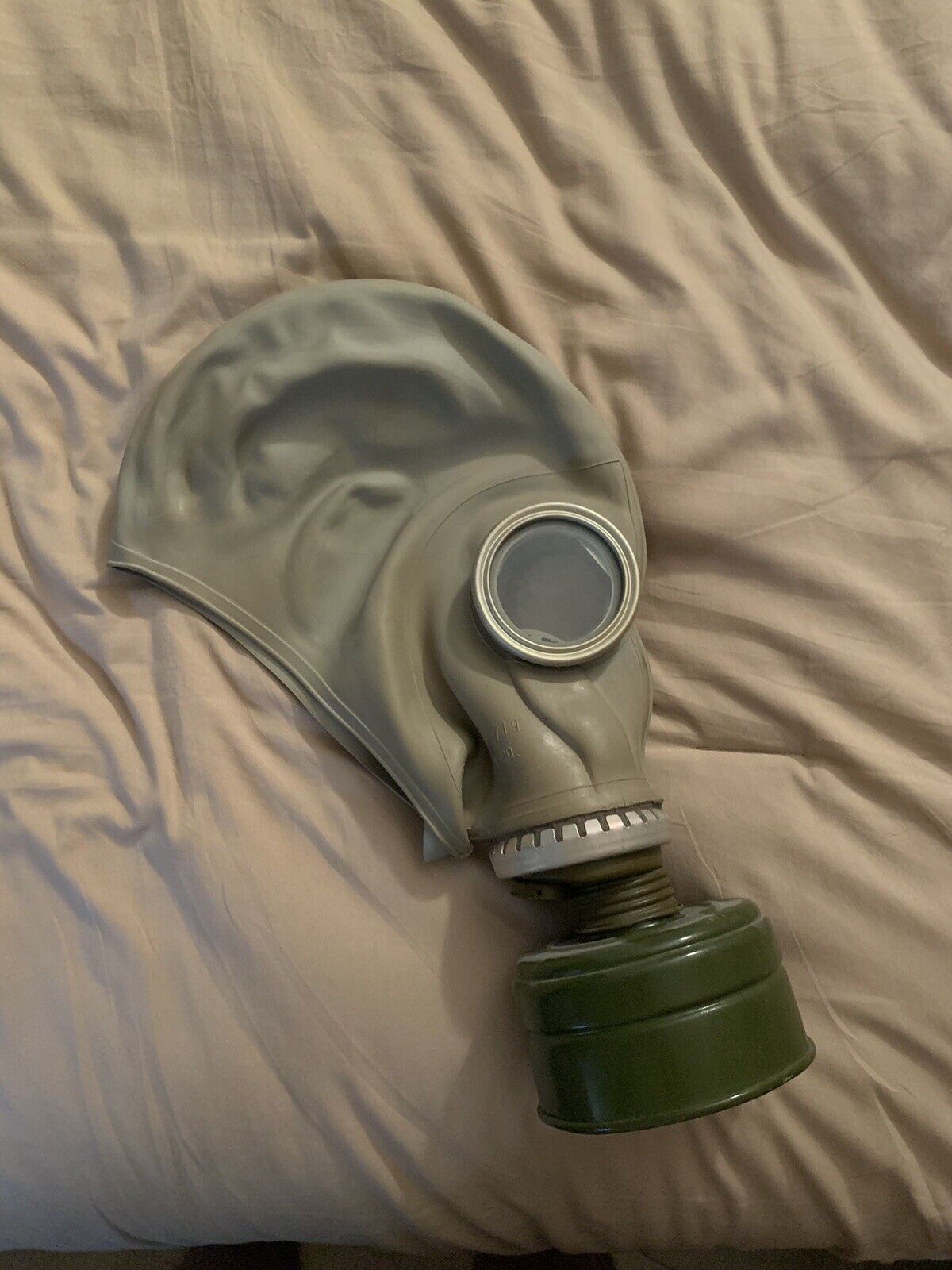 Soviet Russian Vintage Gas Mask with Filter