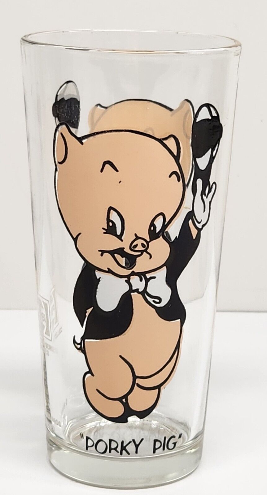 Vintage 1973 Looney Tunes Pepsi Glass Porky Pig Collector Series