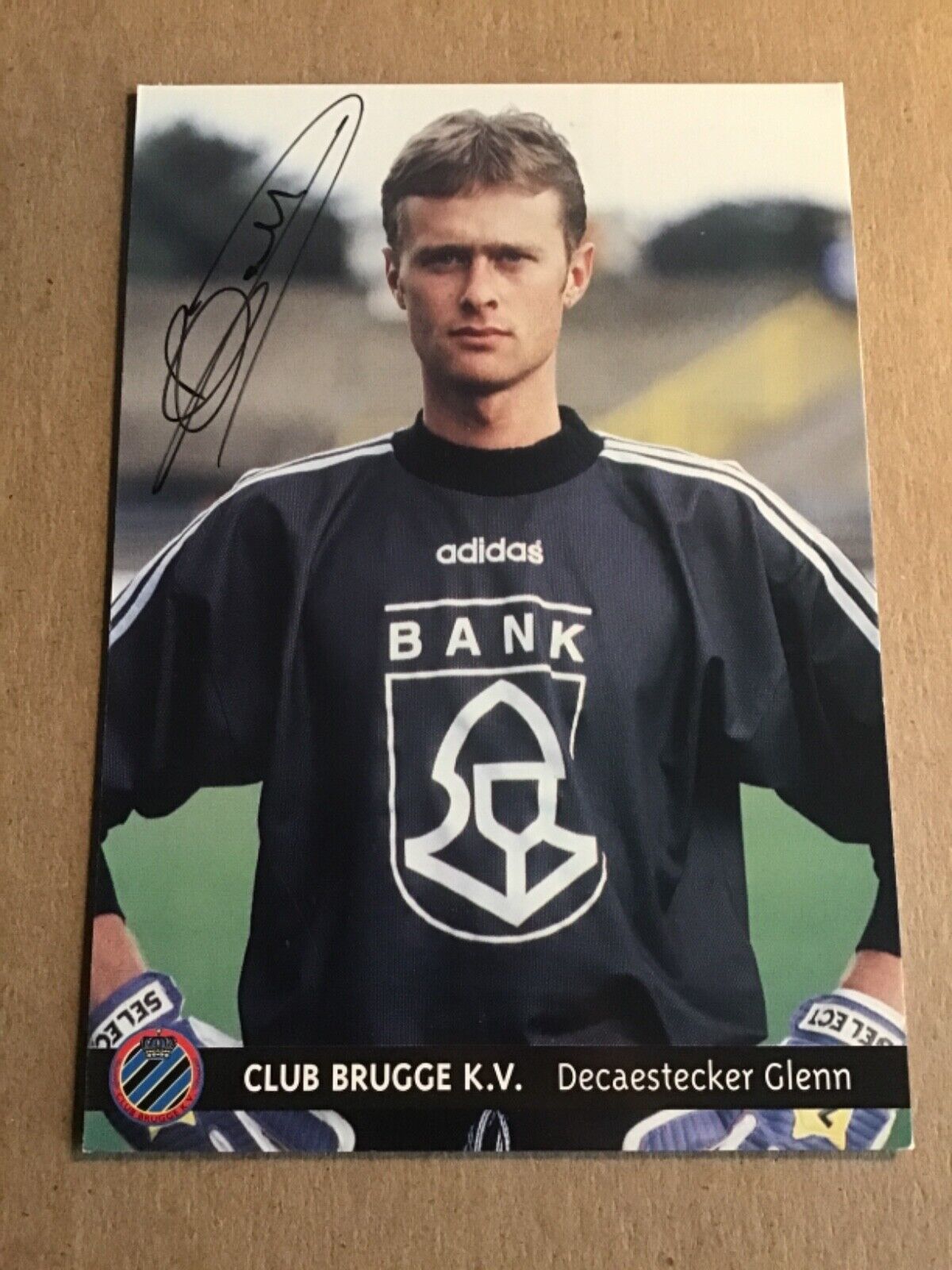 Glenn Decaestecker,  Belgium 🇧🇪 Club Brugge 1997/98 hand signed 