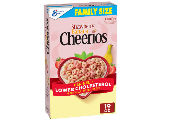 Cheerios Strawberry Banana Cheerios Heart Healthy Cereal, Gluten Free Cereal Wit