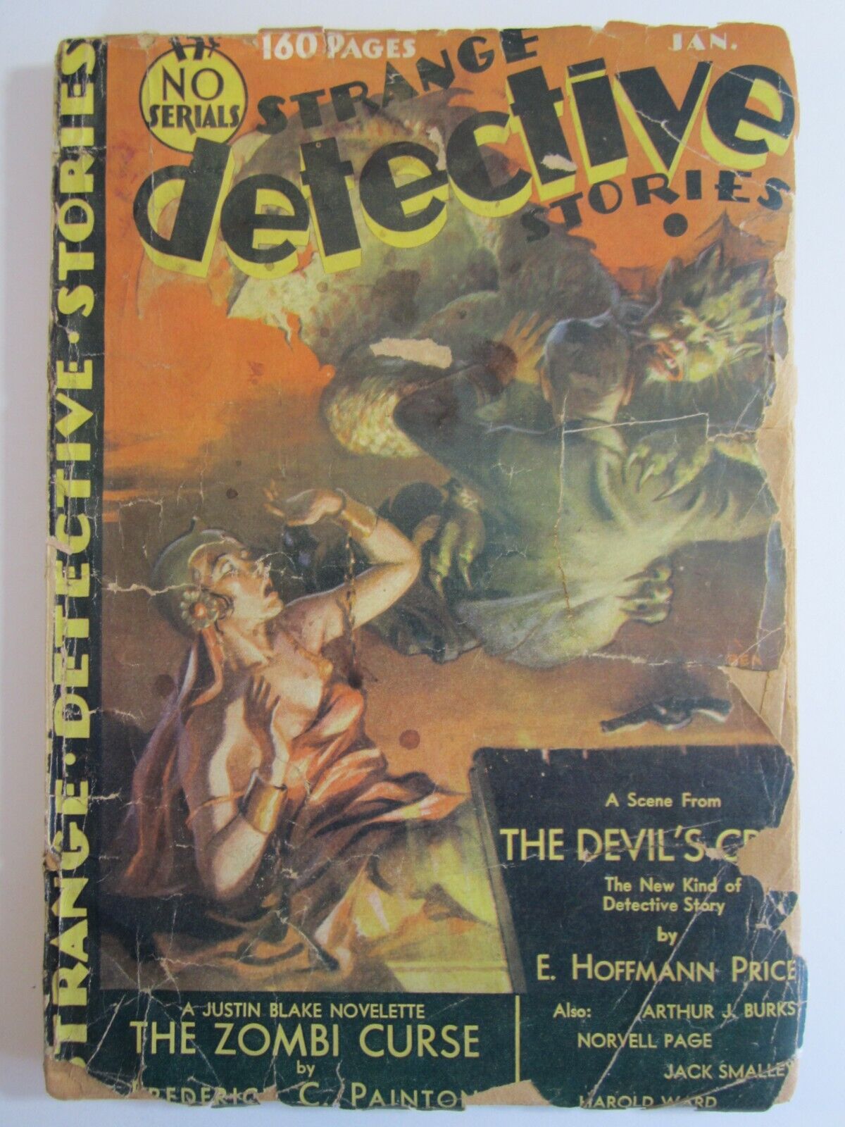 Strange Detective Stories v. 5 #2, Jan. 1934 PR  Scarce Pulp Magazine