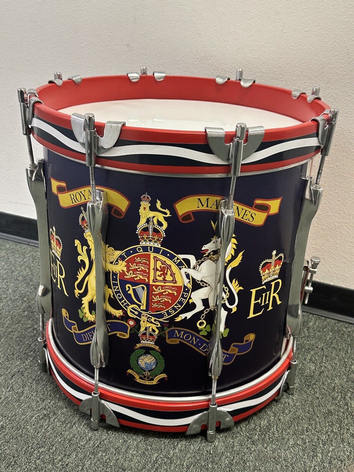 Replica British Royal Marines drum