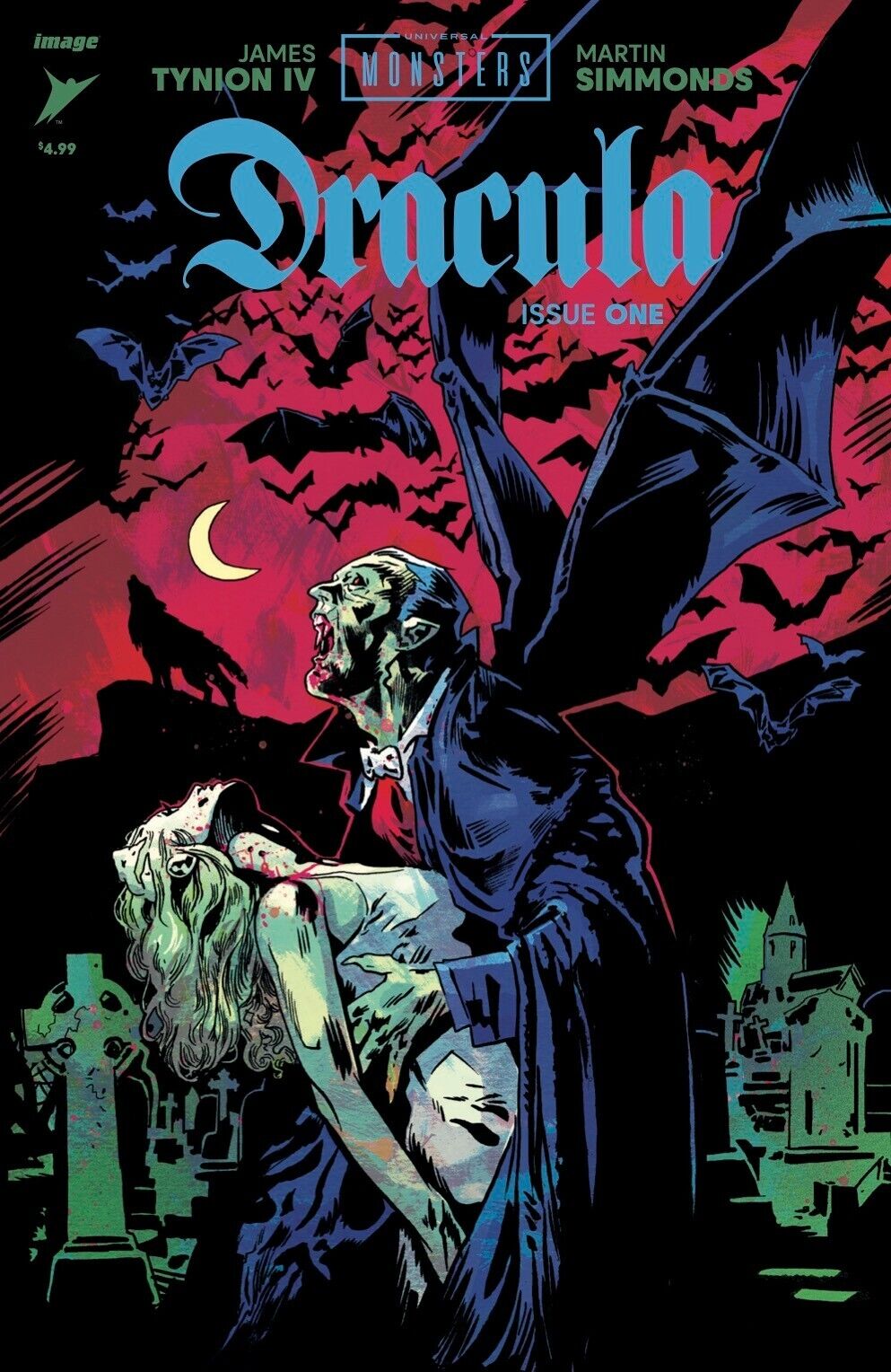 Universal Monsters Dracula # 1 Encased Comics Exclusive by Michael Walsh