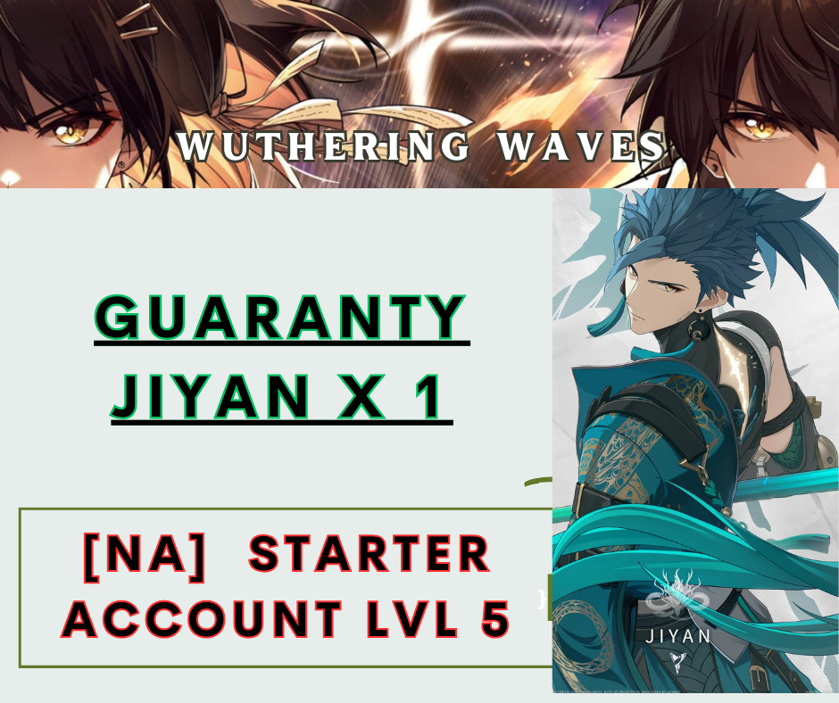 [NA/America] Wuthering Waves Starter account LVL 5  SSR - Jiyang