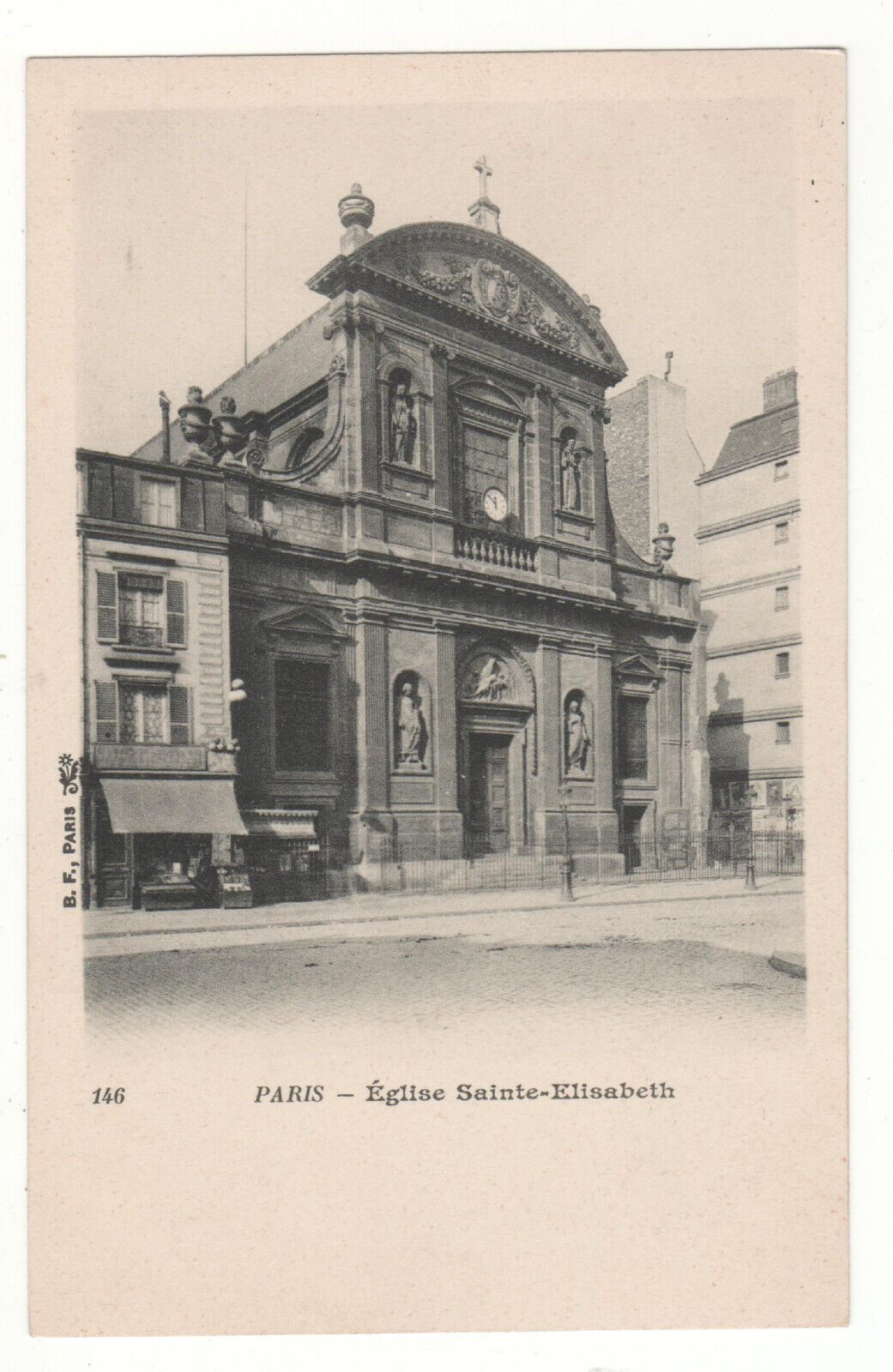 CPA 75 - PARIS: CHURCH SAINTE ELISABETH (PARIS) UNWRITTEN