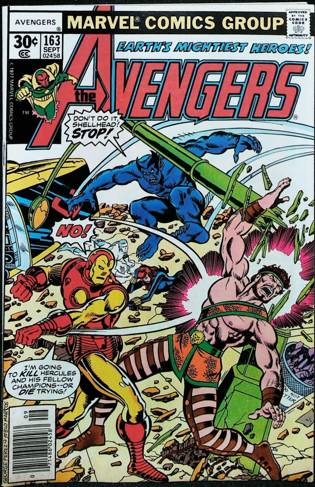 Avengers #163 Vol 1 (1977) *Champions Appearance* - Fine