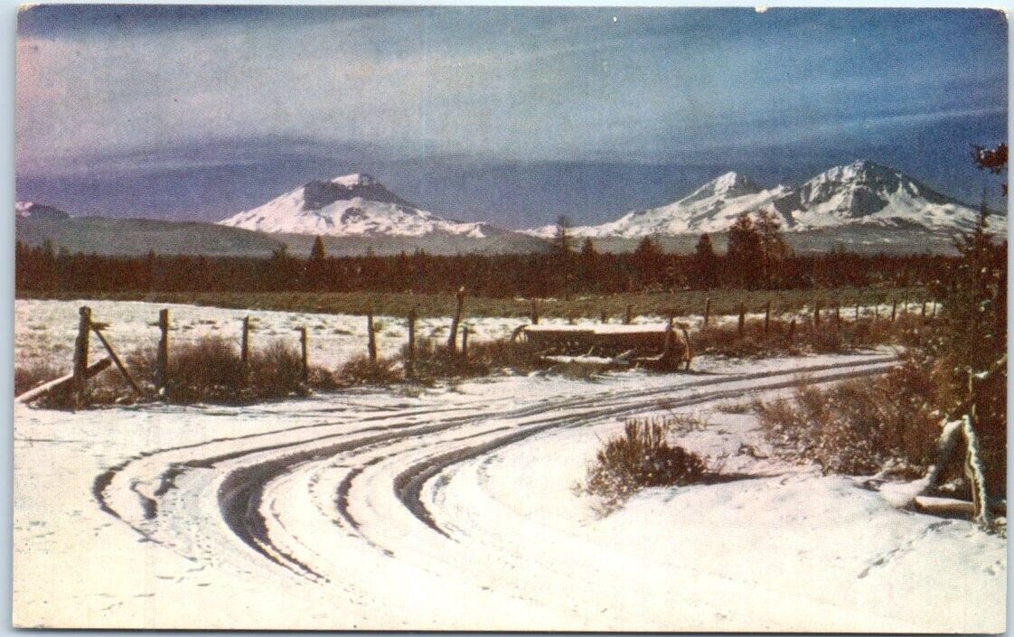 Postcard - The Three Sisters in the Oregon Cascades, USA