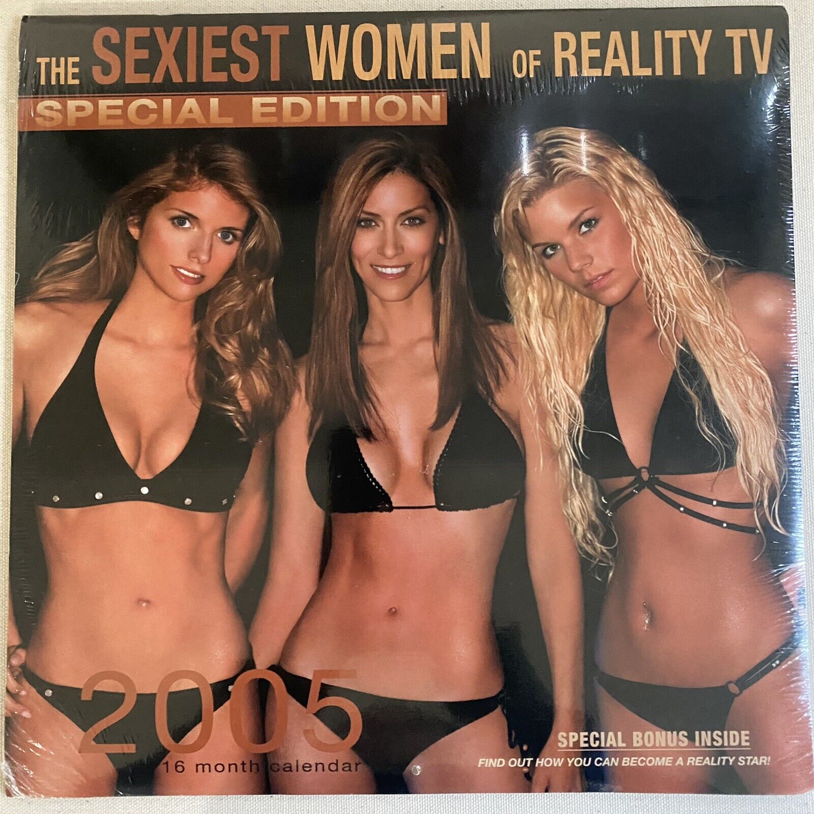 The Sexiest Women of Reality TV 2005 calendar NEW sealed special edition 16 mo