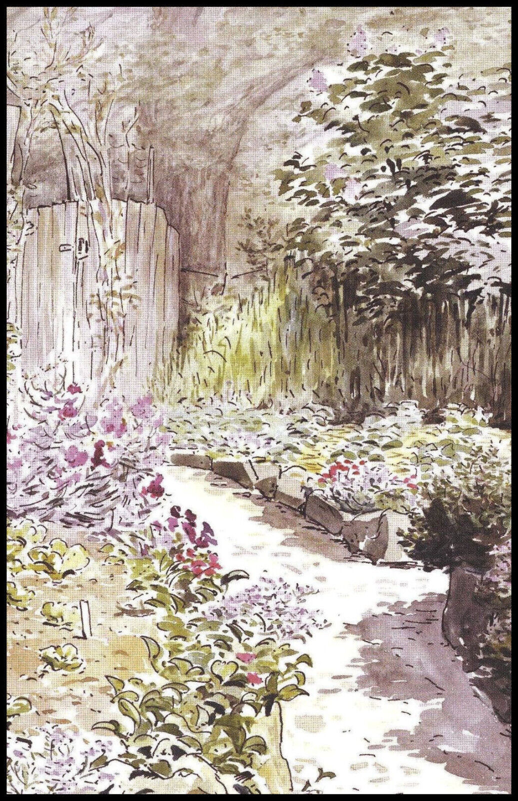 Postcard - The Garden Of Harescombe Grange In Spring - Beatrix Potter 2-096