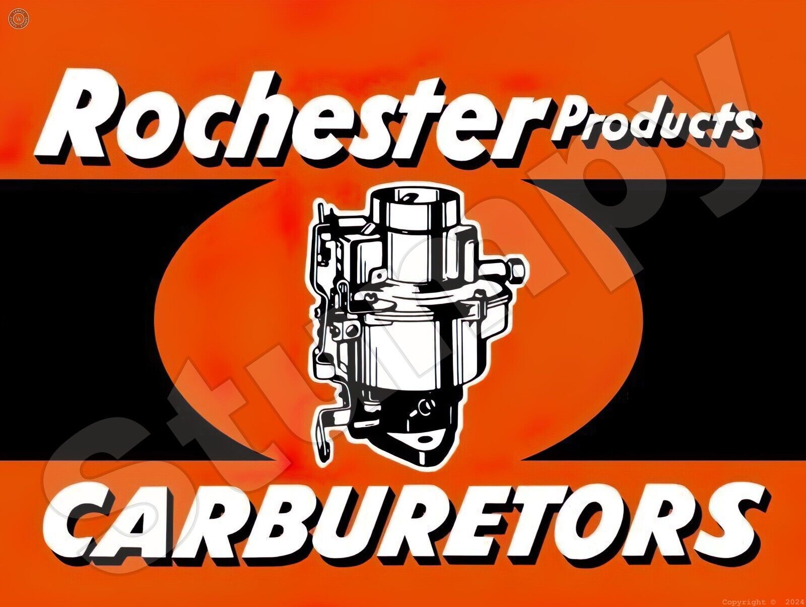 Rochester Carburetors Metal Sign 9\