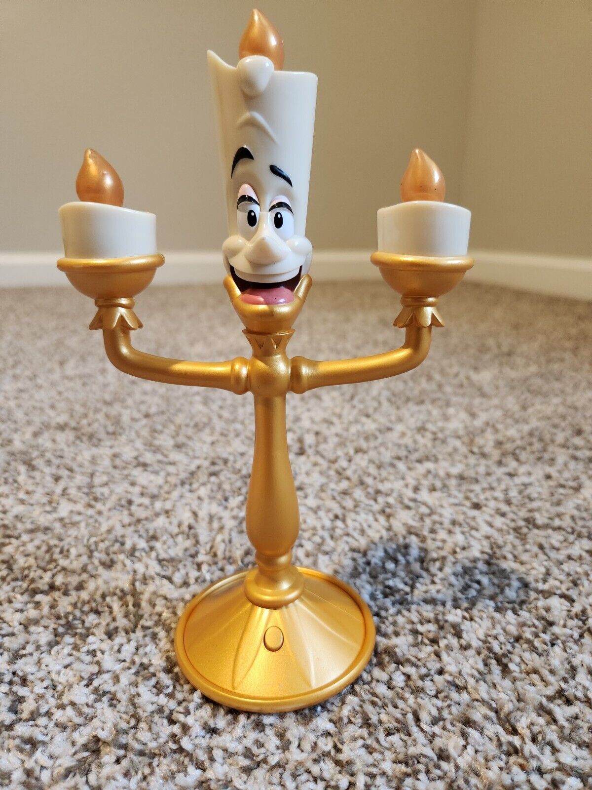 Disney Lumiere Beauty And The Beast Figure Singing Works