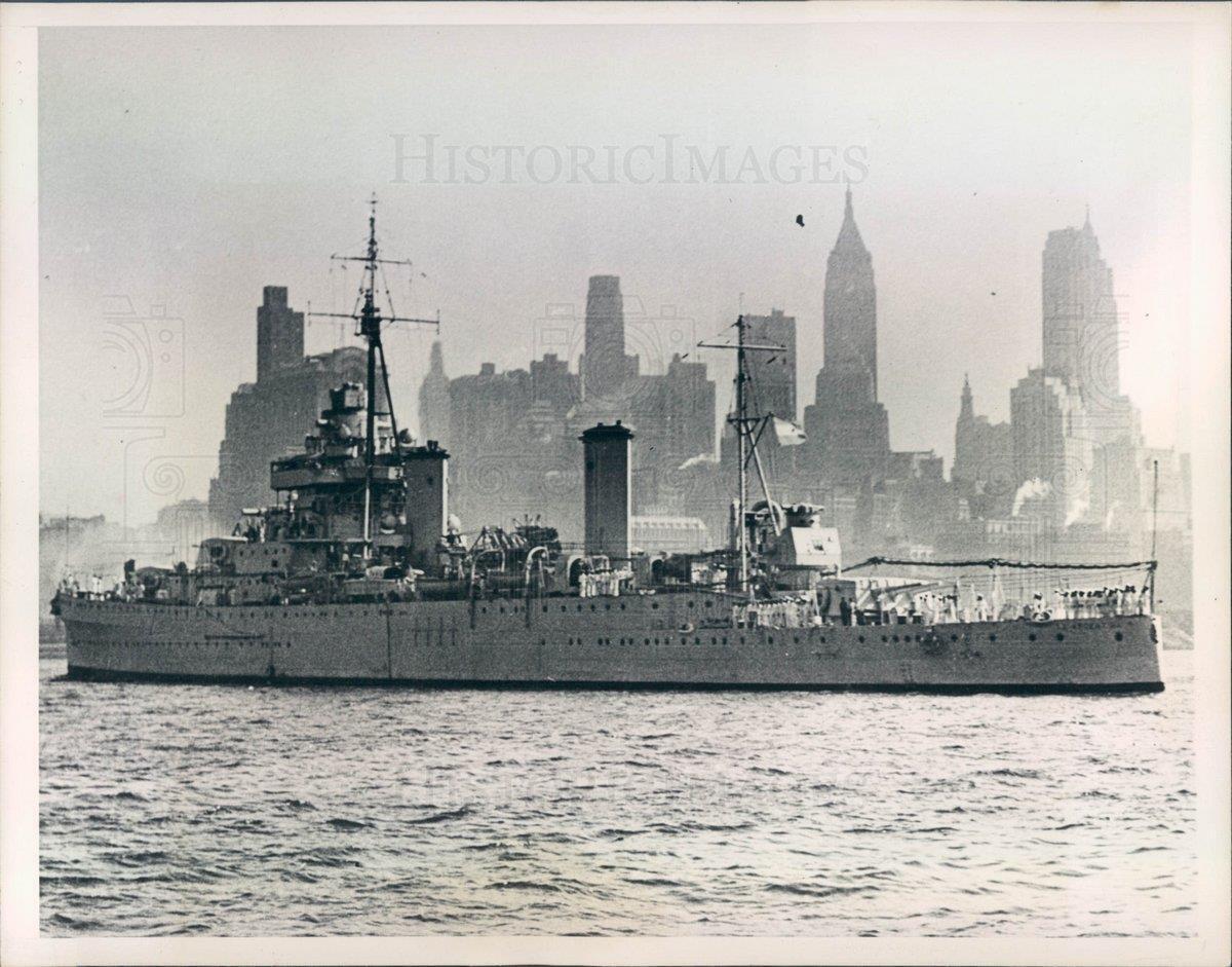 1946 Press Photo NYC Argentine Cruiser La Argentina - ner35545