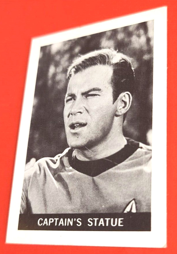 Star Trek Leaf Brands 1967 Desilu Trading Card #47 captain's statue