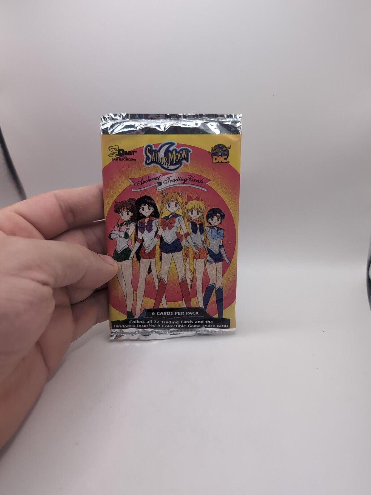 Vintage Dart Toei Sailor Moon Trading Card Pack Brand New