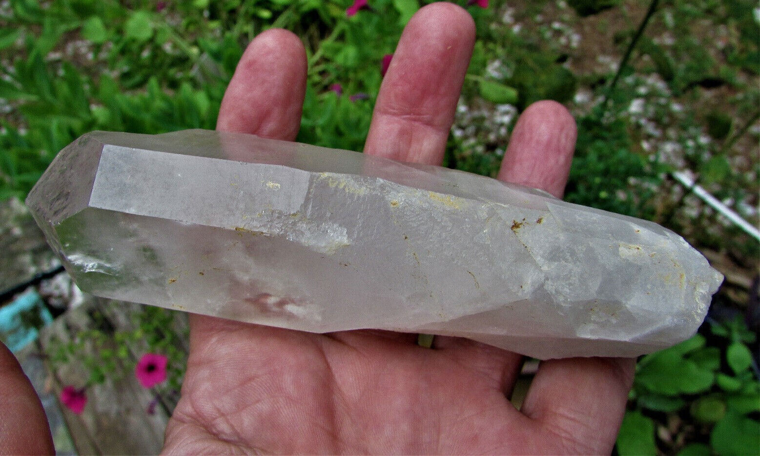 Large Dolphos Quartz Crystal Point from Arkansas