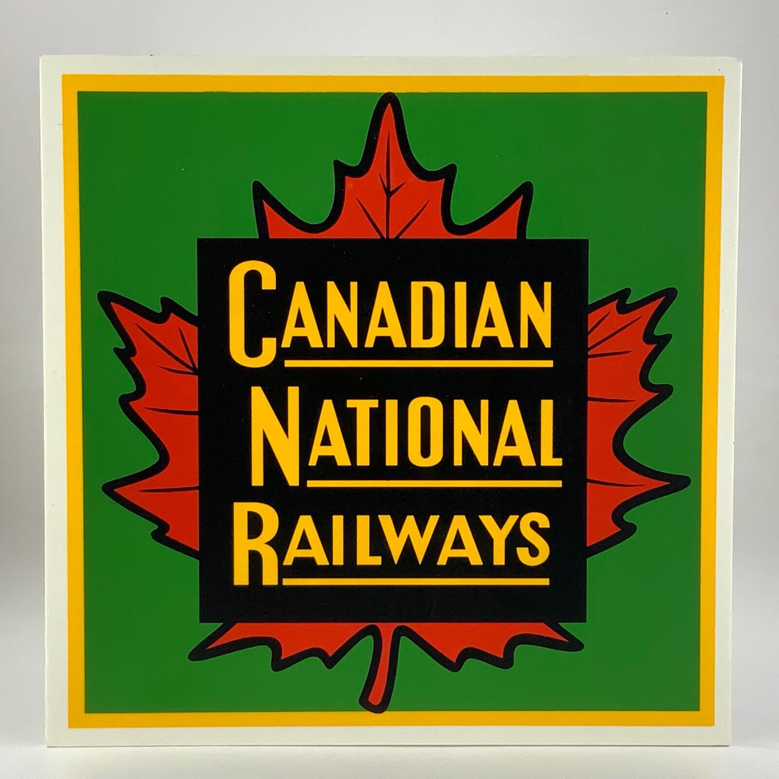 CNR Vintage Canadian National Railways Sign Puce Creek Central Railroad CC903