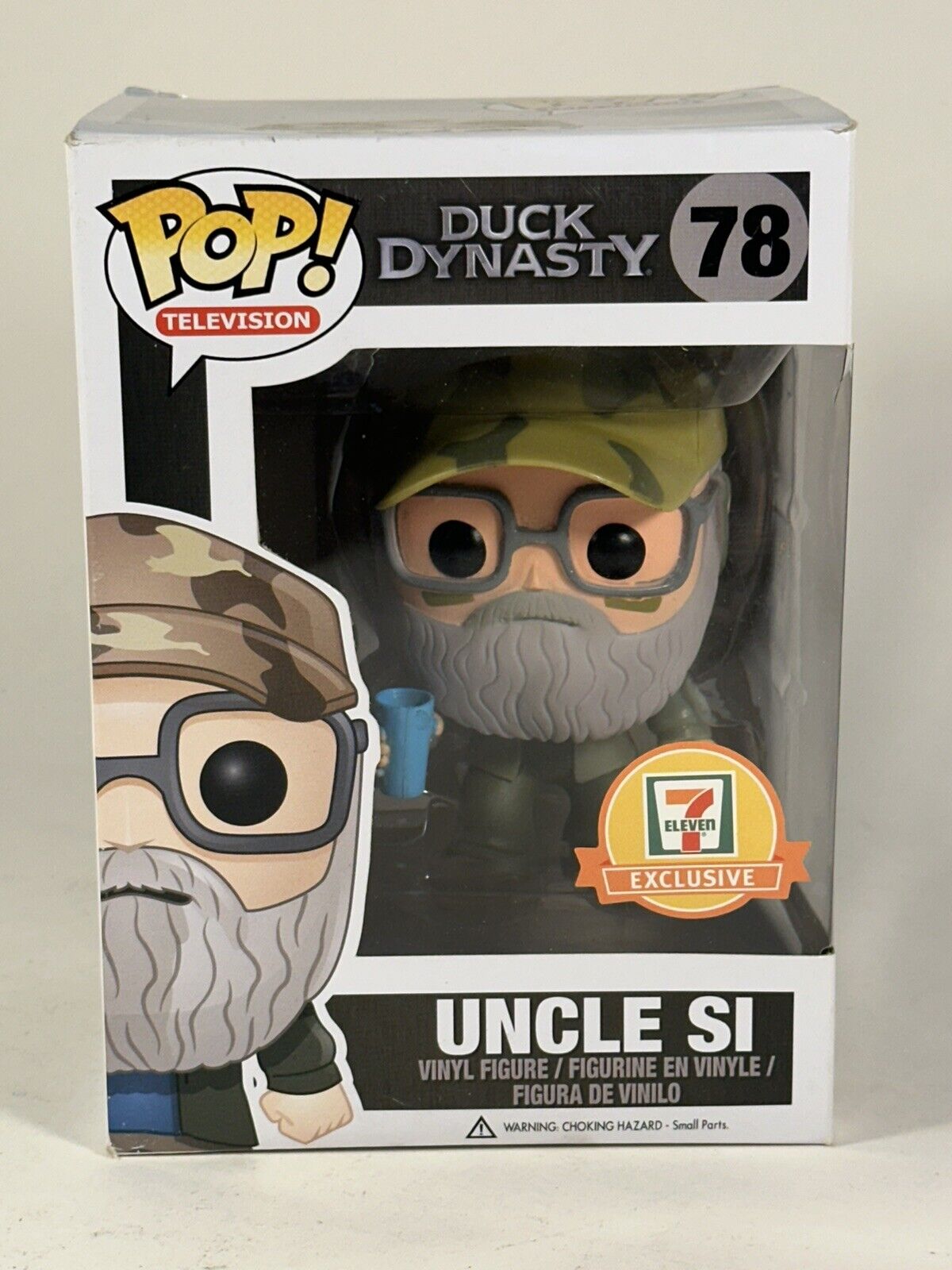 Funko Pop DUCK DYNASTY - Uncle SI - 7-Eleven (Exclusive) #78 - Vaulted