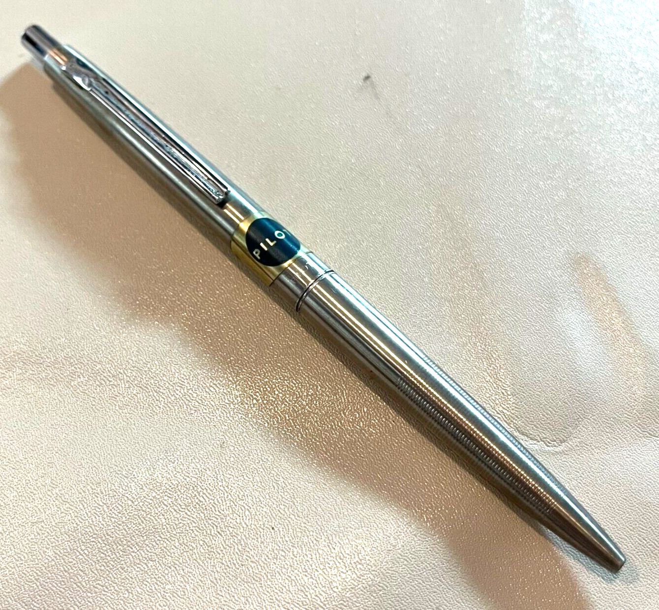 Vintage Pilot Ballpoint Pen Steel Body