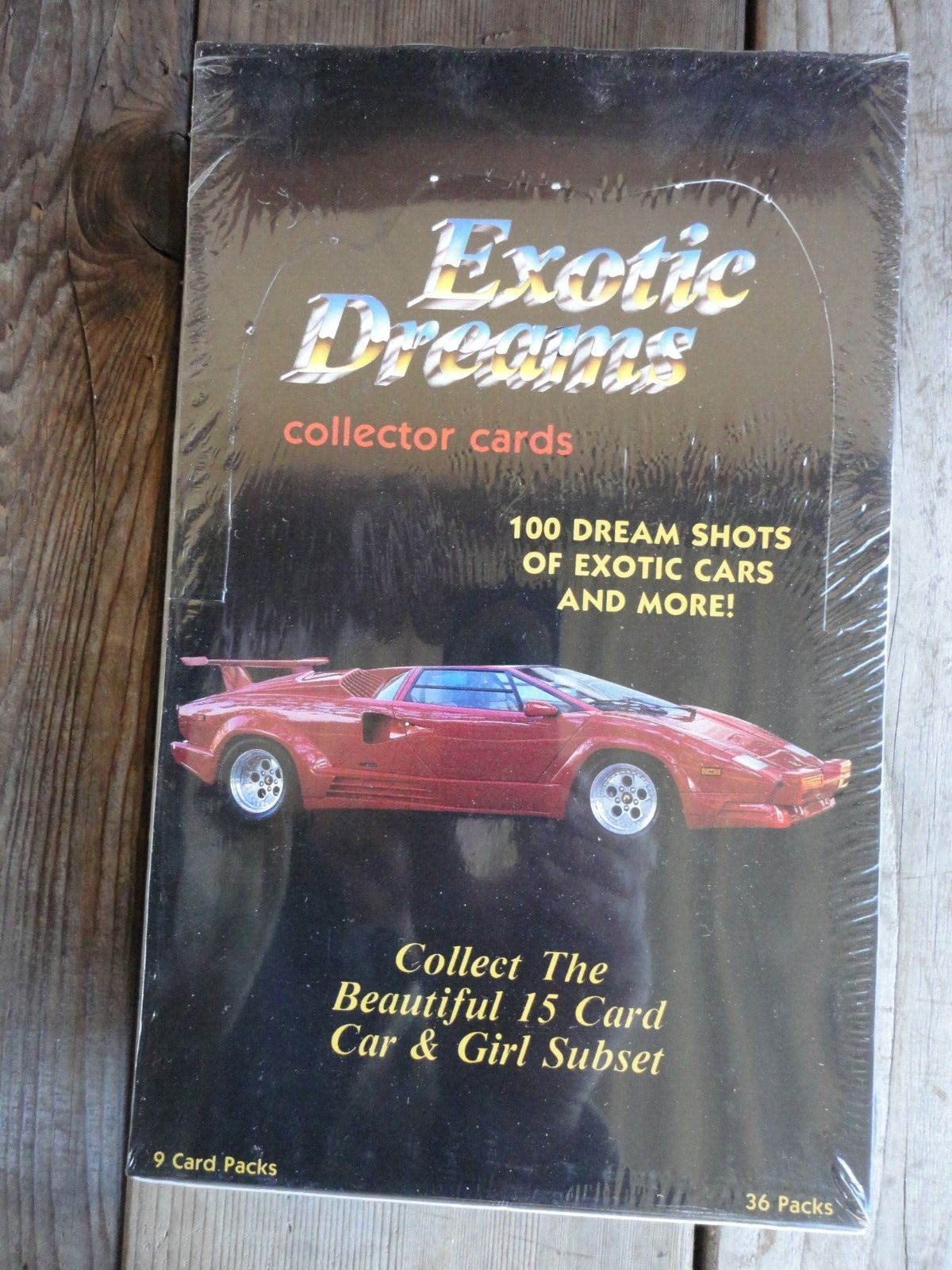 1992 Exotic Dreams Trading Cards - Factory Sealed Box of 36 Unopened Packs NOS