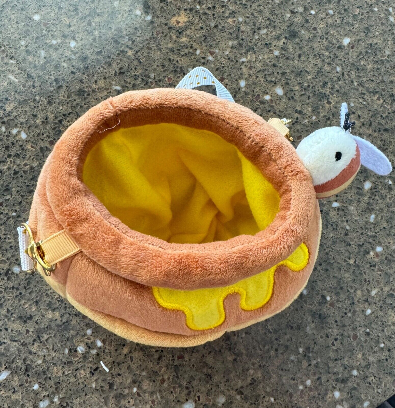 Disney nuiMOs Winnie the Pooh Honey Hunny Pot Basket Small Plush Carrier Used