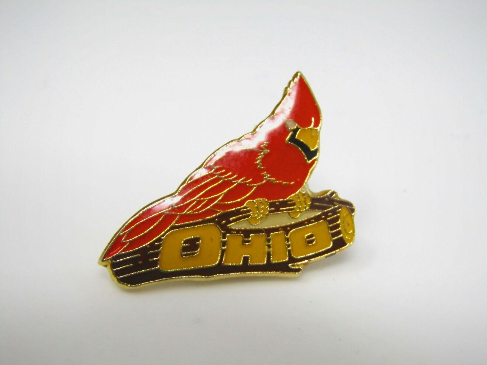 Cardinal Ohio State Bird Pin
