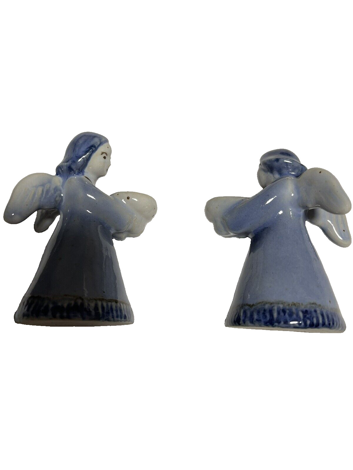 L. Hjorth Vintage Pair Of Angel Candlestick Holders from Denmark 1960s
