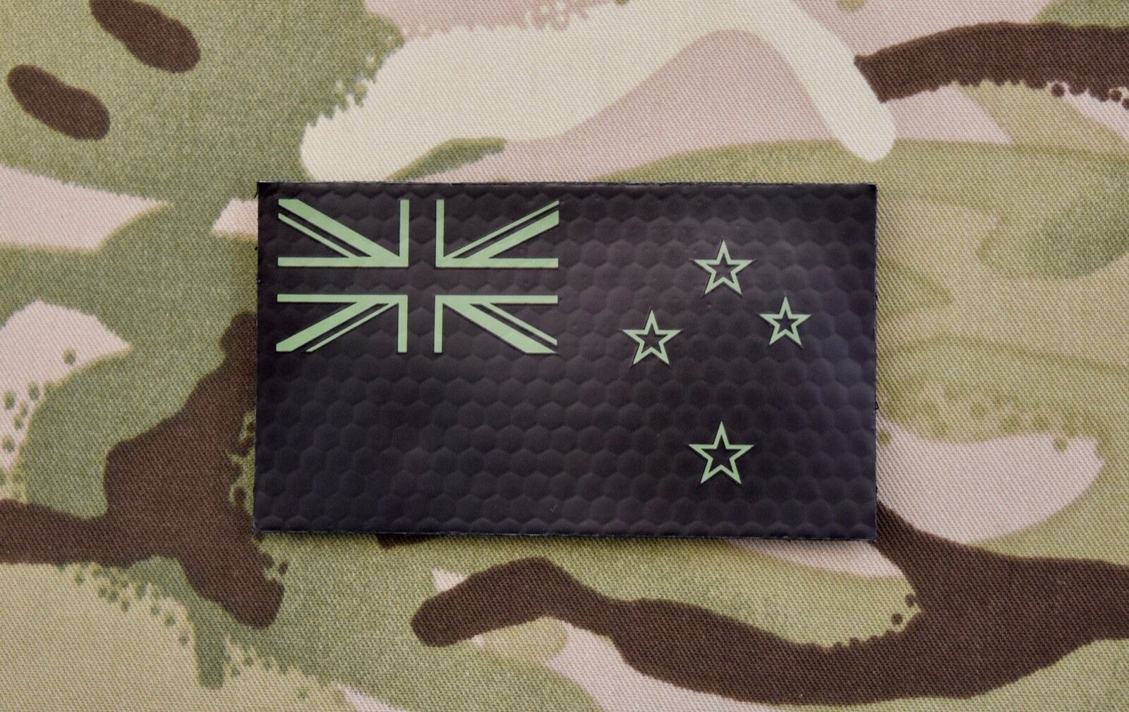New Zealand IR Flag Patch NZDF NZSAS NZSF Kiwi Infrared All Blacks Infrared Hook