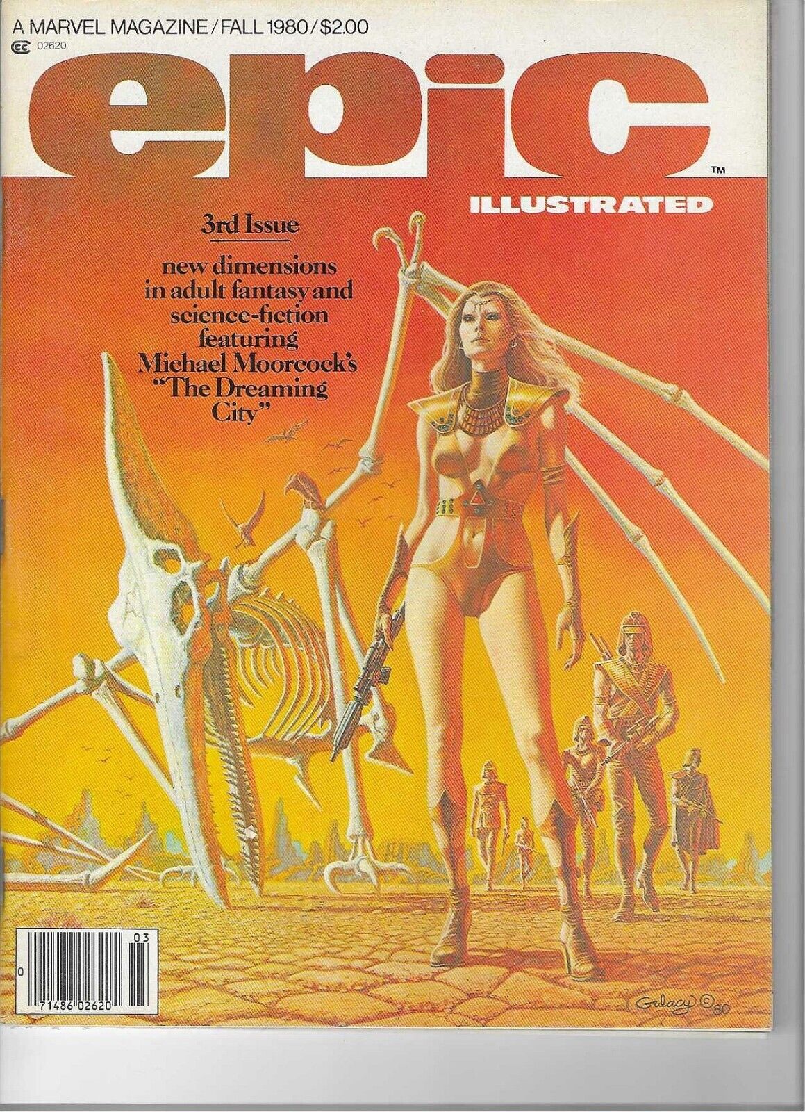 Epic Illustrated #3 1980 Marvel 1st Dreadstar Key Issue Starlin VF/NM 9.0+