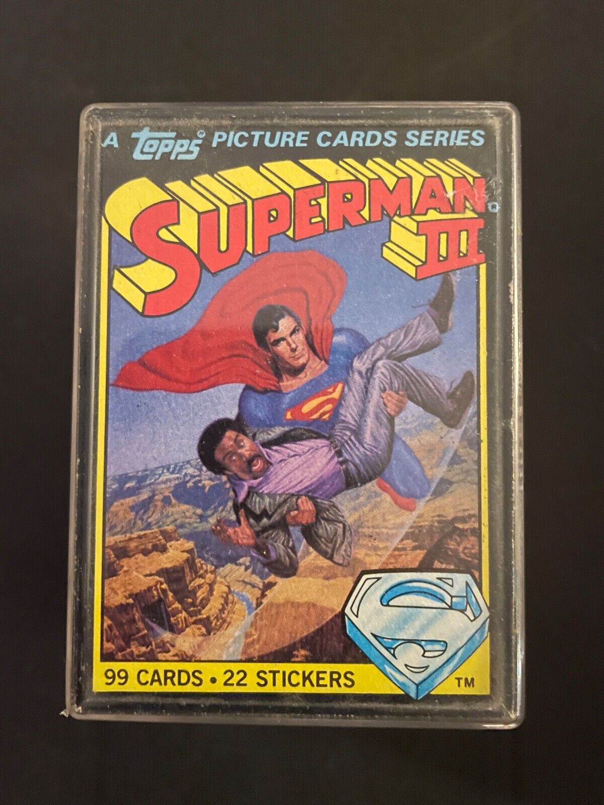 Superman III Complete Topps Picture Card Set with Stickers ST3-4