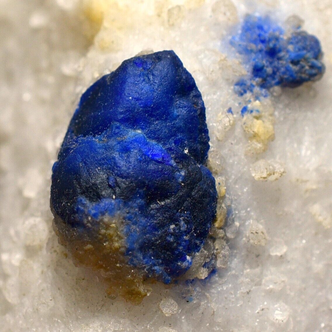 230 GM Full Terminated Natural Blue Huge Lazurite Crystal Specimen Afghanistan
