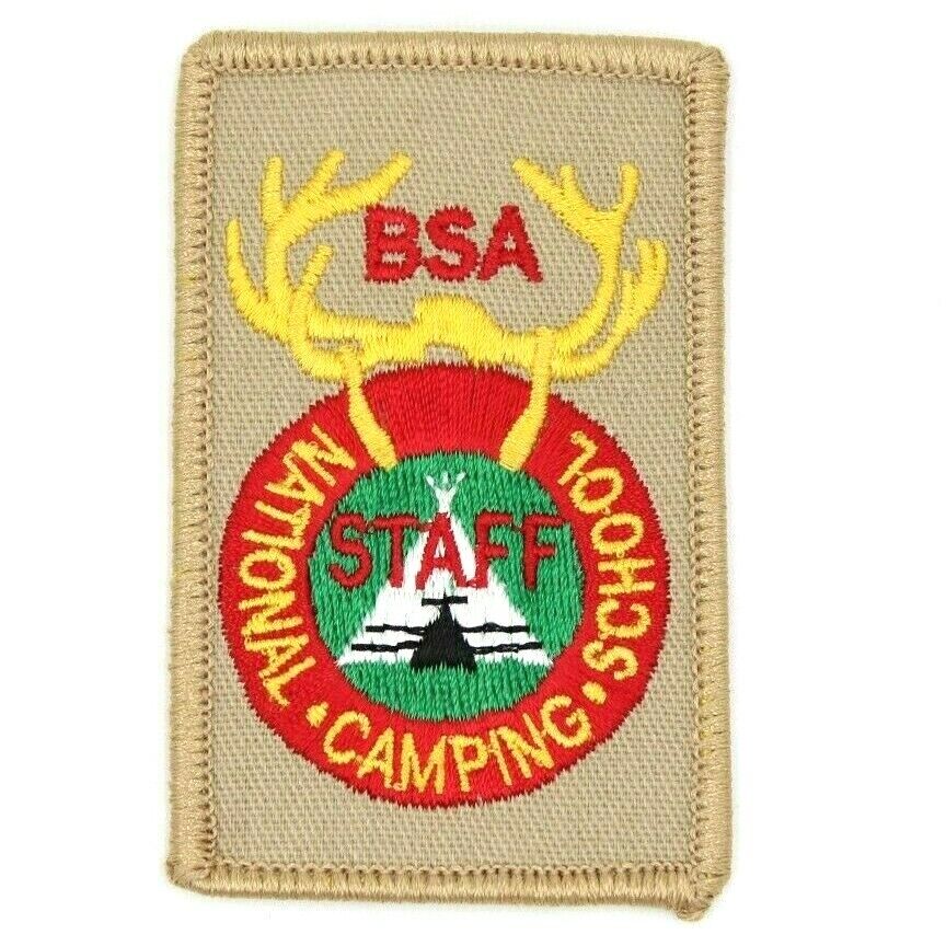 National Camping School STAFF Patch Boy Scout Badge BSA Insignia Current Issue