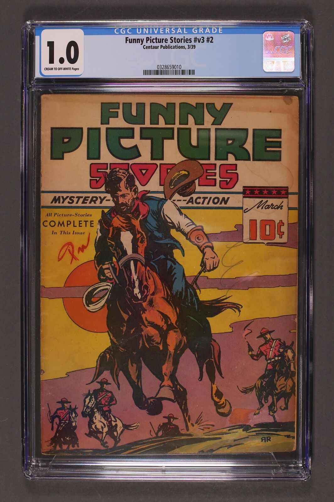 Funny Picture Stories Vol. 3 #2 CGC 1.0 1939 0328659010