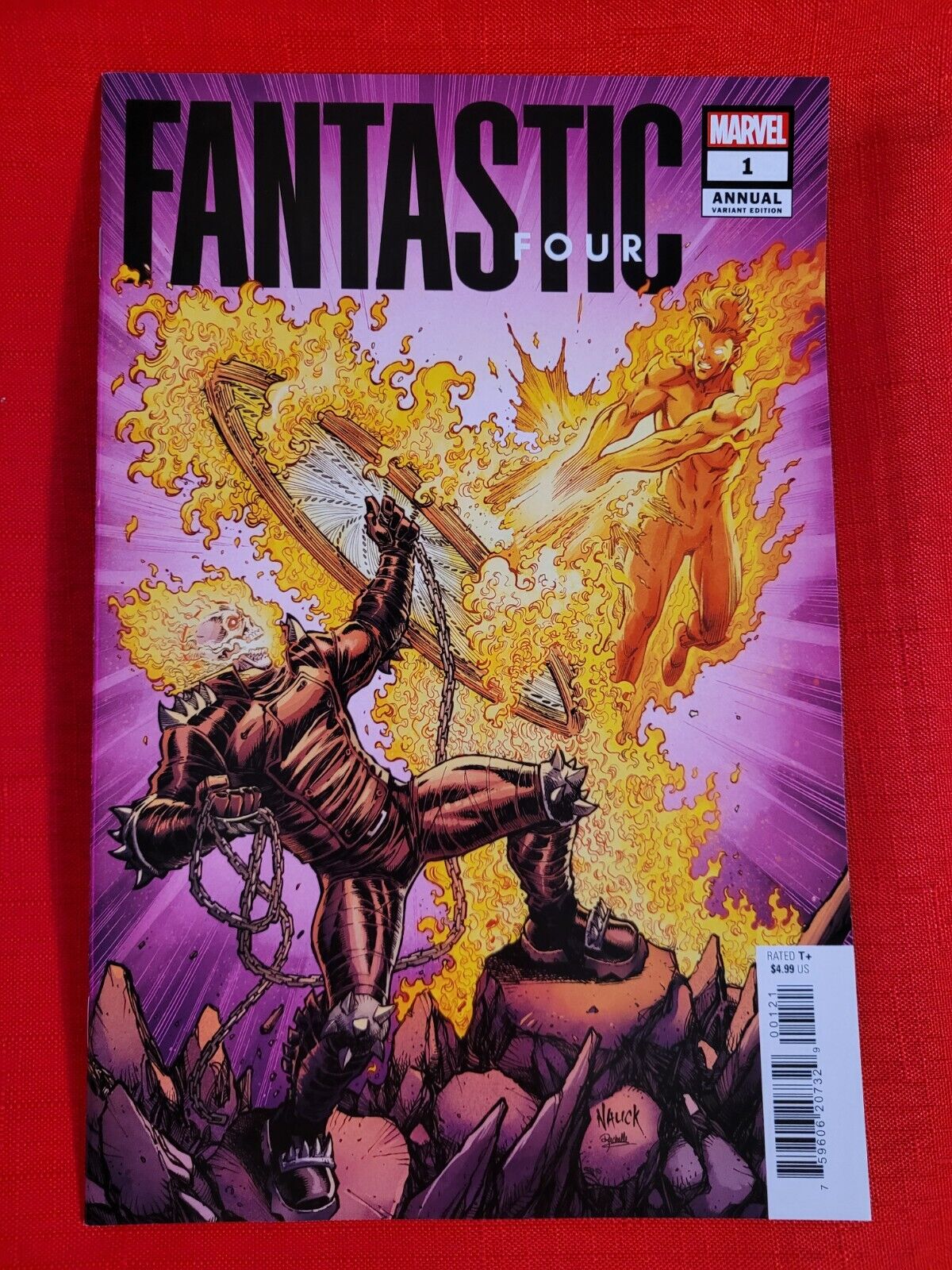 Fantastic Four Annual #1- CVR B Todd Nauck Ghost Rider Variant, 2023, VF/NM