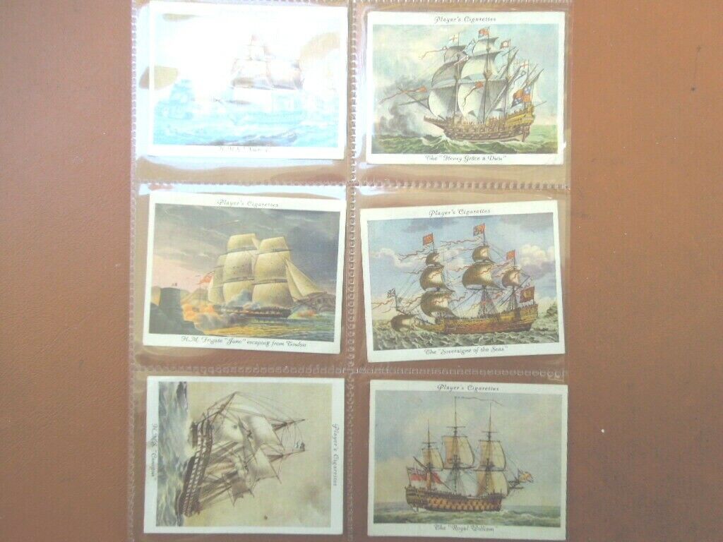 1936 Old Naval Prints navy 1514-1860 complete John Player tobacco set 25 cards