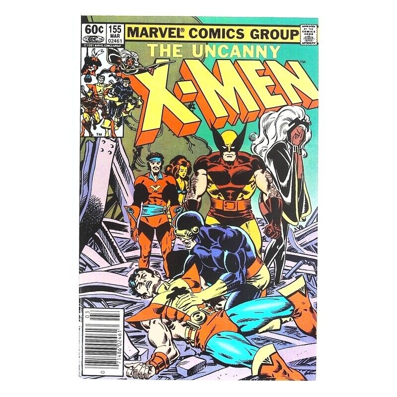 Uncanny X-Men (1981 series) #155 Newsstand in NM minus cond. Marvel comics [o`