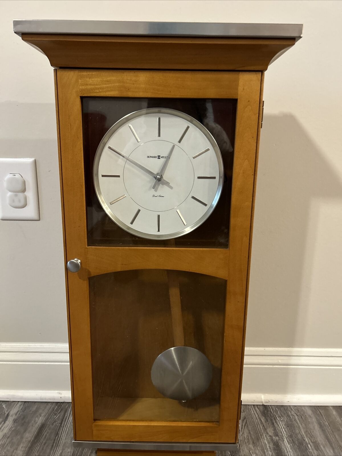 Rare Howard Miller Grandfather Wall Clock Model 620-224