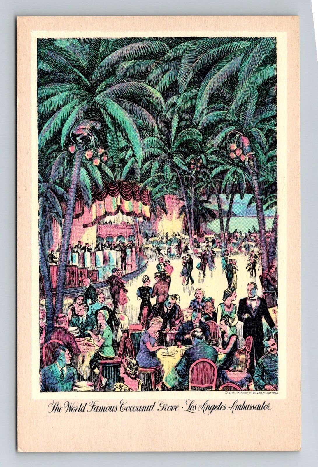 Los Angeles CA-California, Los Angeles Ambassador, Vintage Postcard