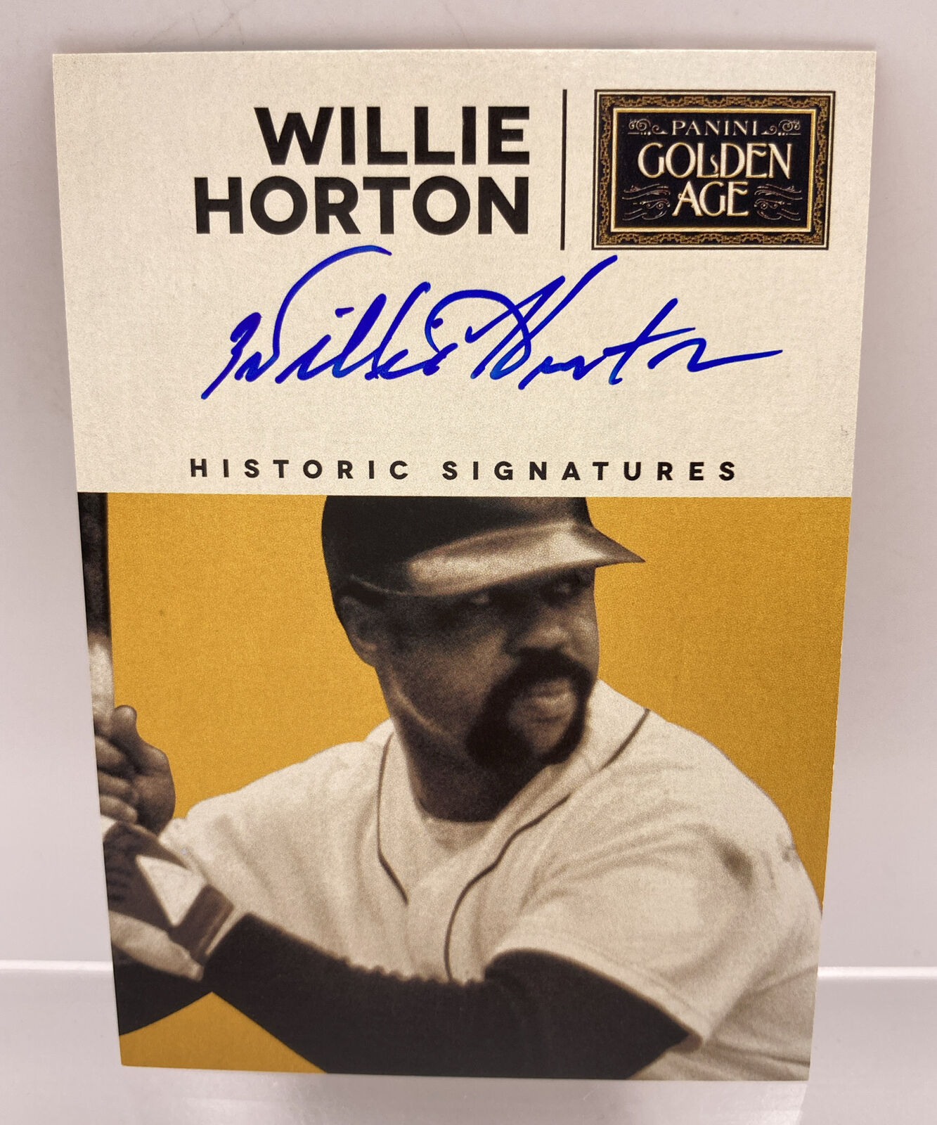 Willie Horton 2014 Panini Golden Age Historic Signatures On Card Auto