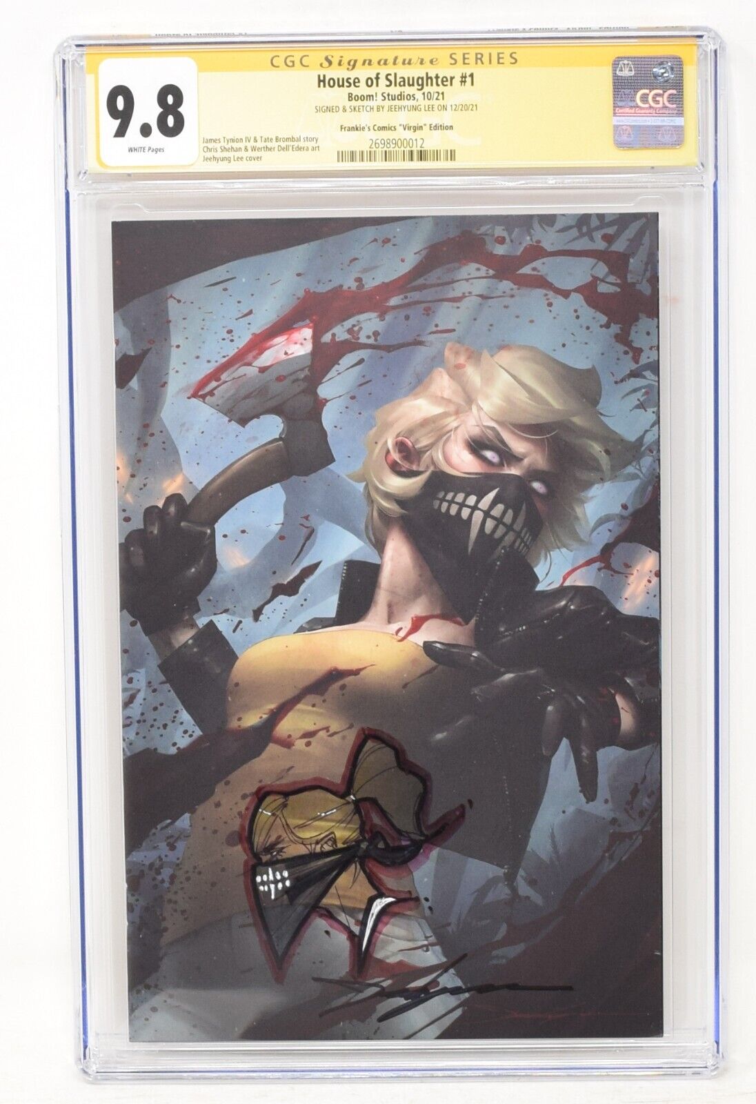 BOOM House of Slaughter #1 Jessica Remarked Signed by Jeehyung Lee CGC SS 9.8