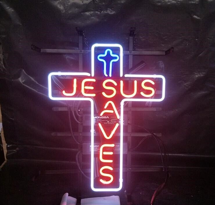 Christ Jesus Saves Cross 24\