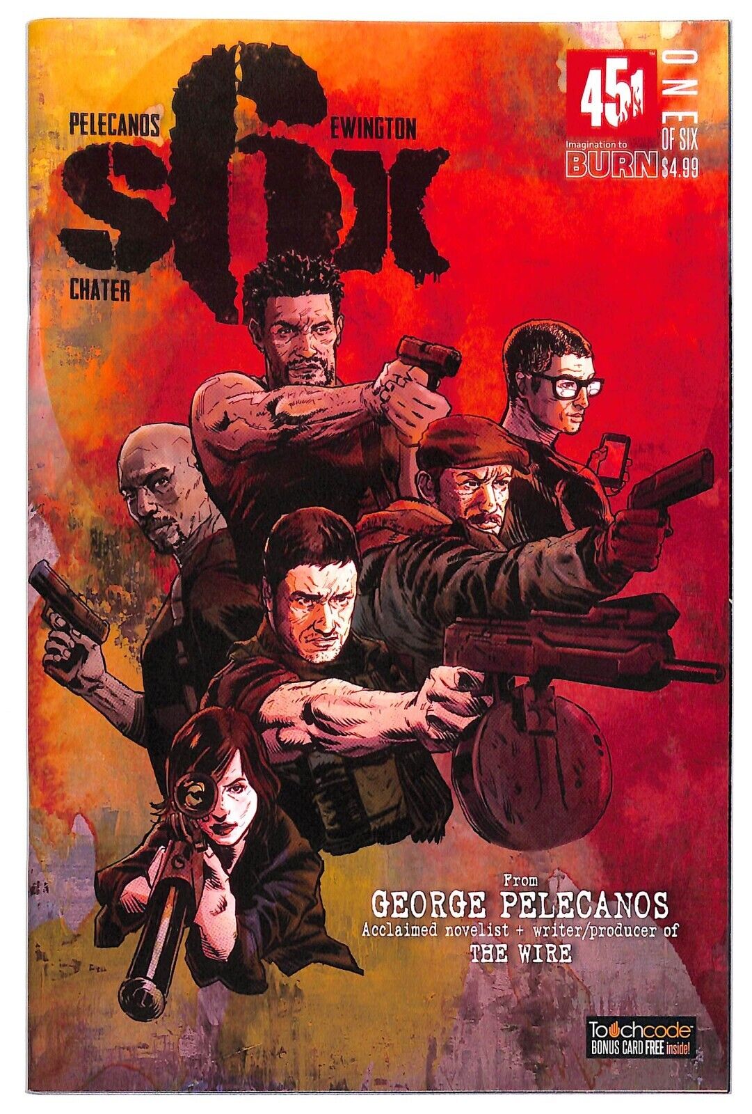 S6X 451 Media Group - Issue #1  by George Pelecanos - Andi Ewington 2015 six