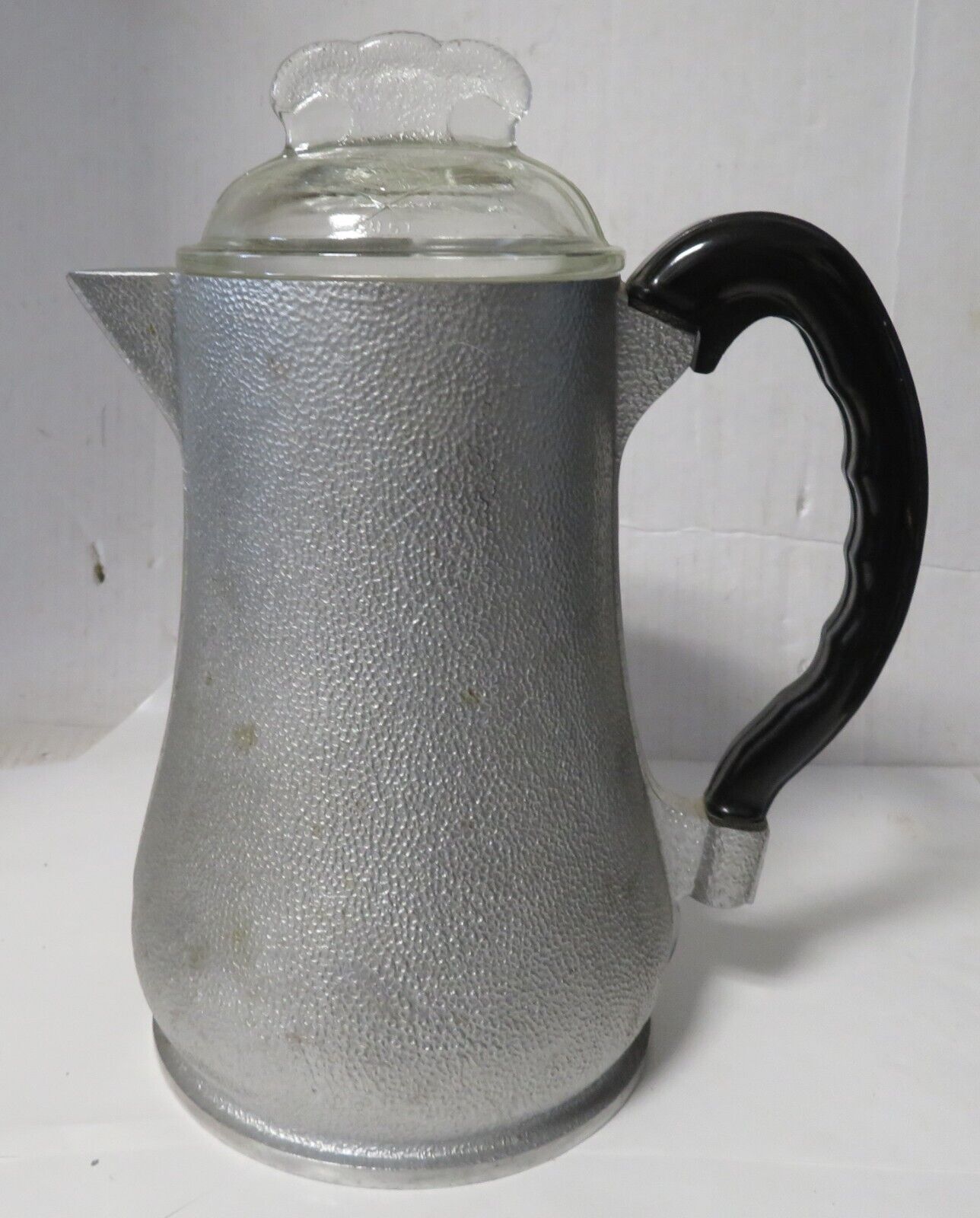 Vintage Guardian Service Aluminum Cookware Coffee Pot Glass Lid