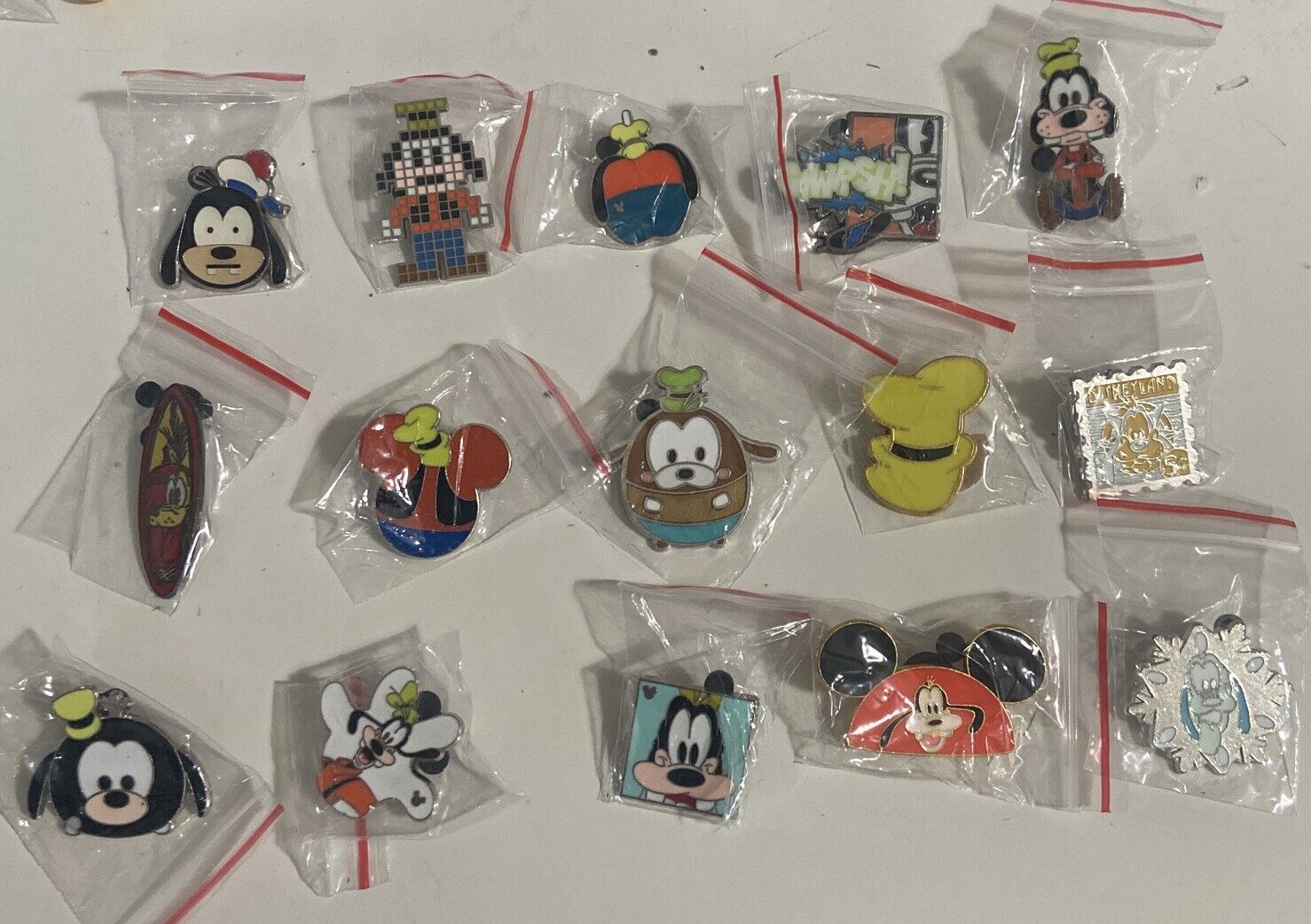 Disney Goofy Only Pins lot of 15