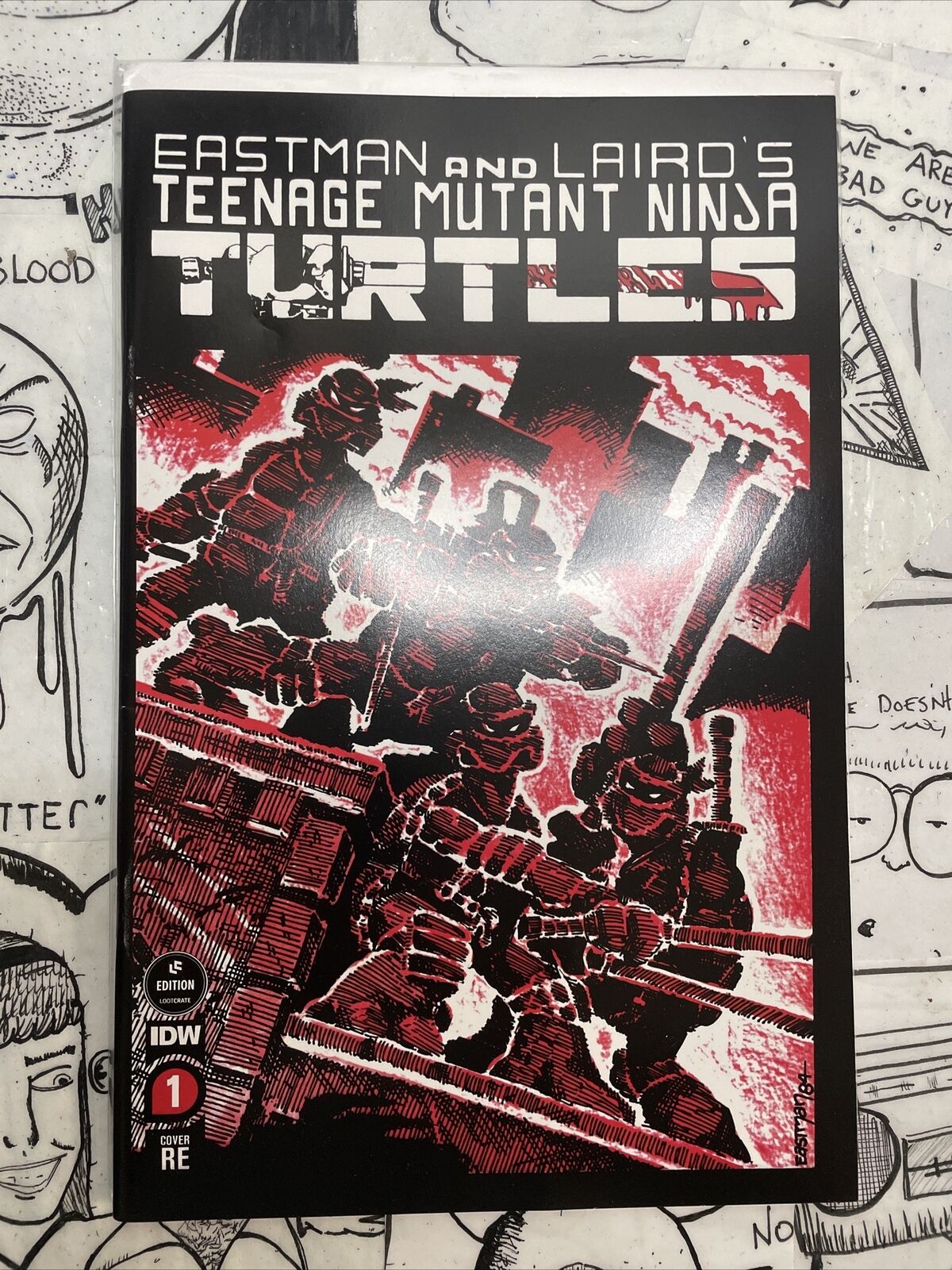 Teenage Mutant Ninja Turtles #1 2020 Loot Crate Exclusive Reprint Comic TMNT