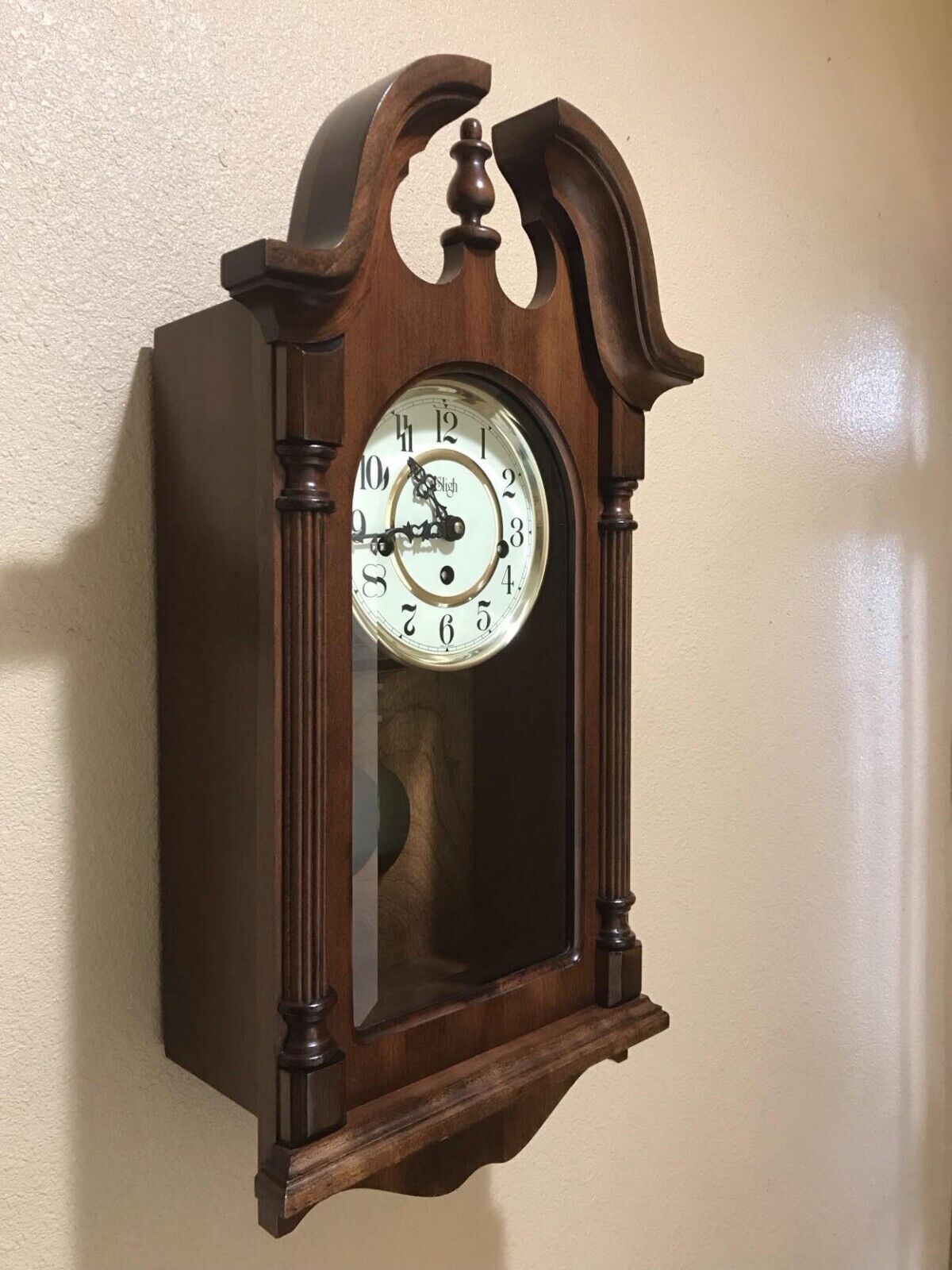 Sligh wall clock - Westminster chime - excellent - Working - Germany