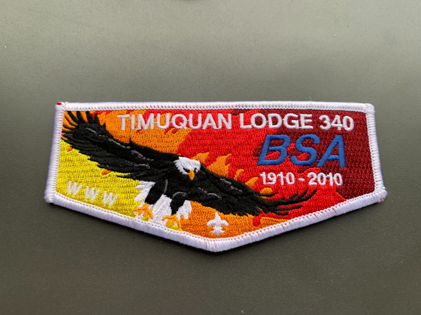 OA, Timuquan (340) 2010 100th Anniversary of the BSA Flap (S-56), Merged 2016