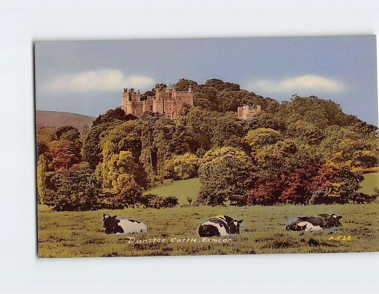 Postcard Dunster Castle England